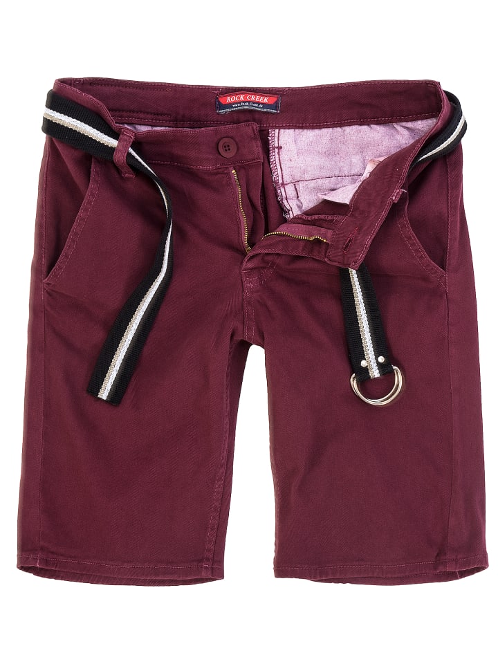Shorts in Weinrot