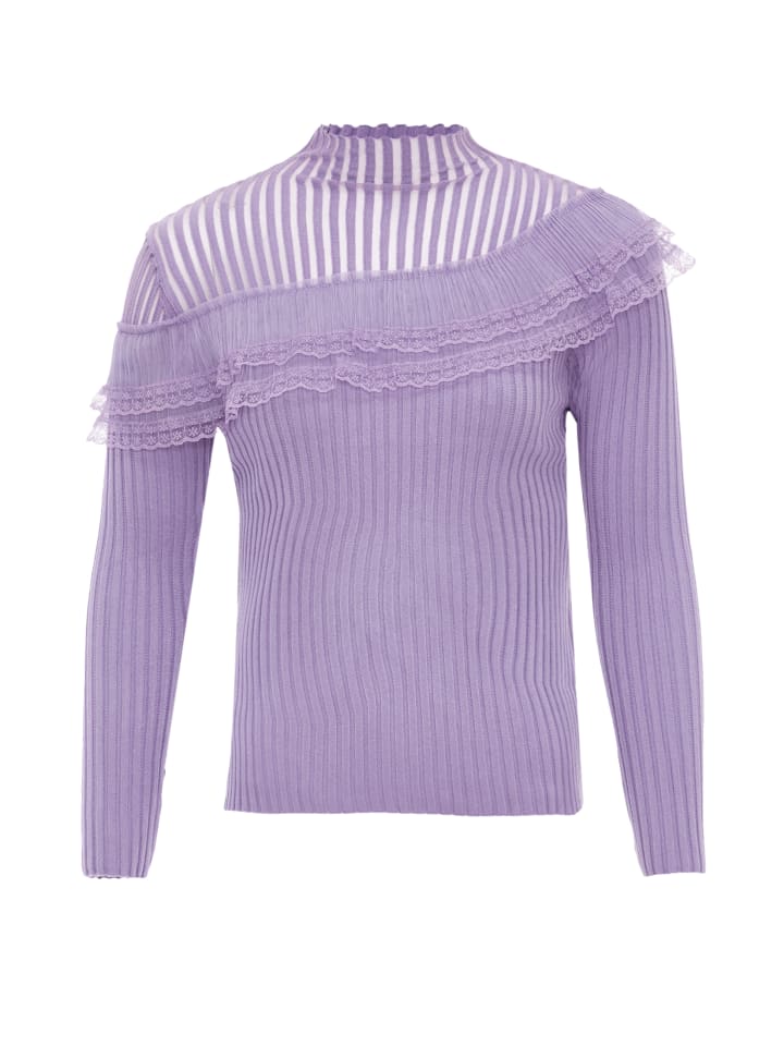 Damen Pullover in Lavendel