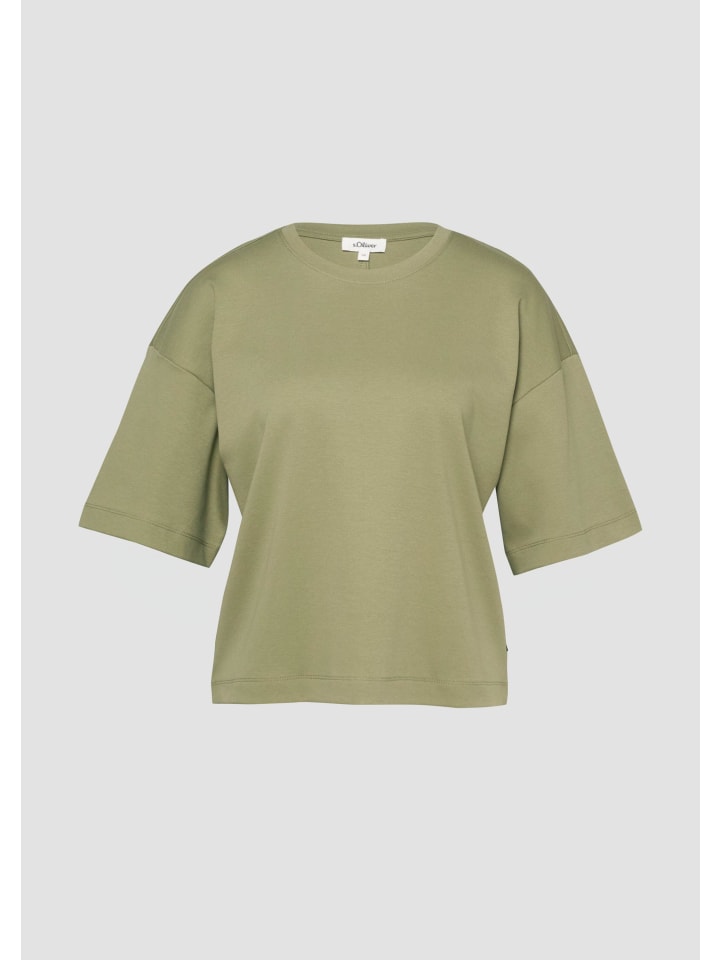 T-Shirt  in  7900_olivgrün