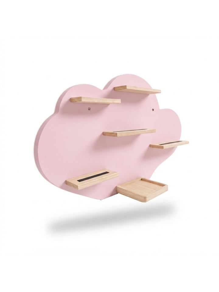 Toniebox Regal "Wolke" in Rosa - (B)61 x (H)40 x (T)17 cm