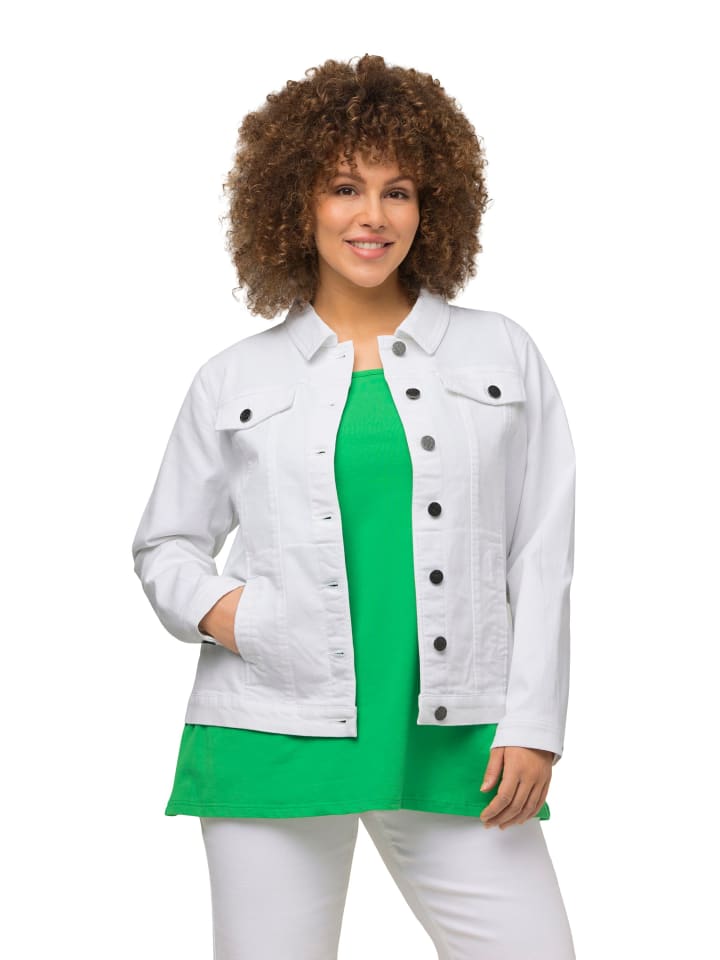 Jeansjacke in white denim