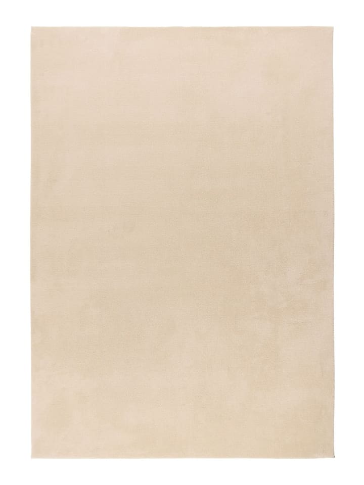 Kurzflor Teppich Edda 225 Beige - Beige