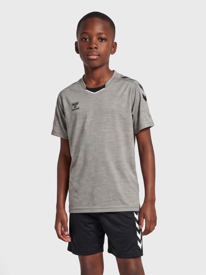 T-Shirt Hmlcore Kinder in GREY MELANGE