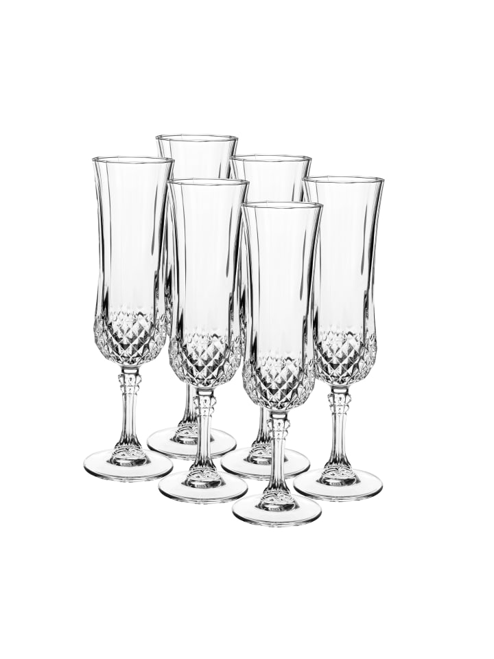 Sektkelch 14 cl, Glas LONGCHAMP in Transparent