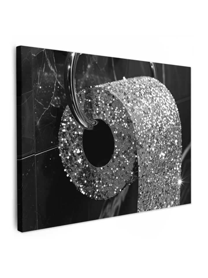 Leinwand Bilder Toilettenpapier