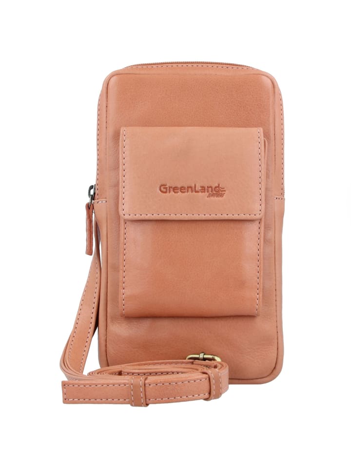 Nature Soft Handytasche Leder 11 cm flamingo