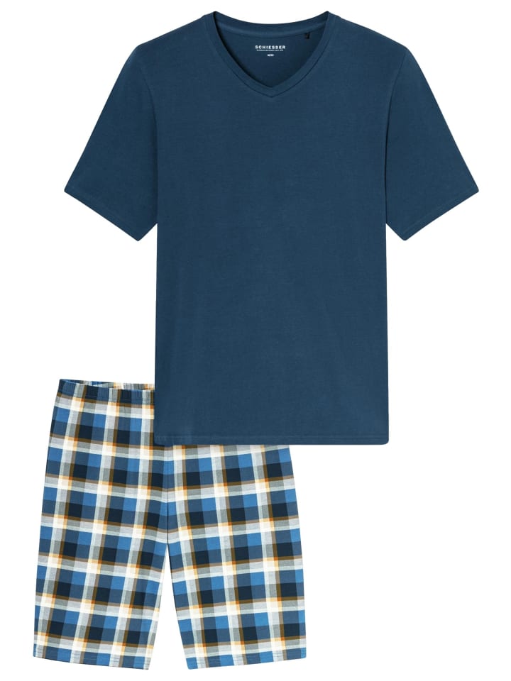 Schlafanzug Casual Essentials in Deep blue