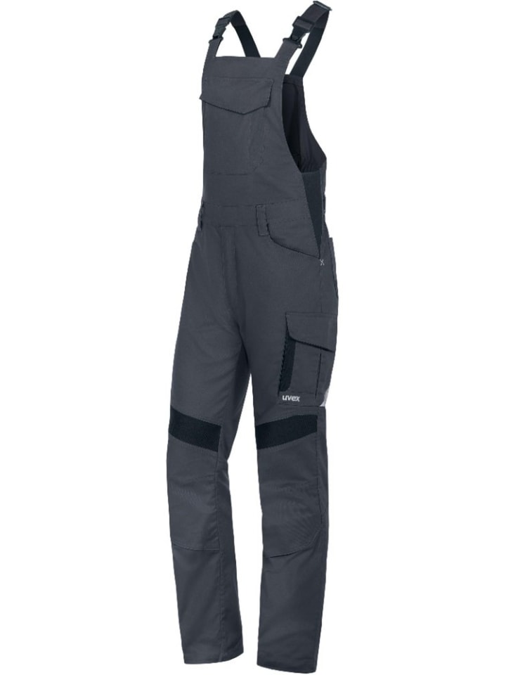 Latzhose in Grau