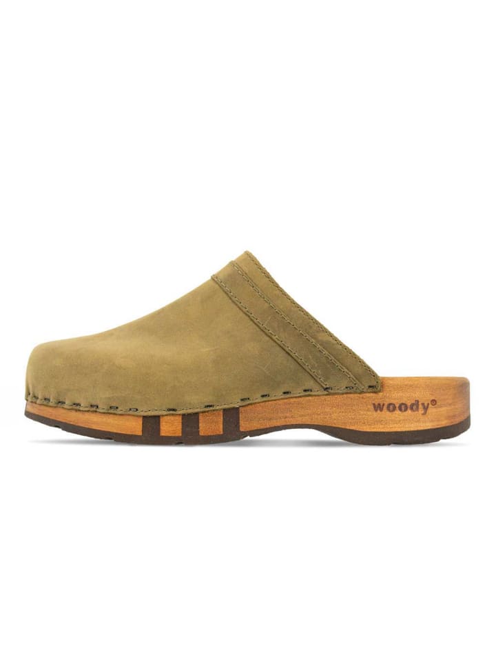 Schnürschuh in oliv