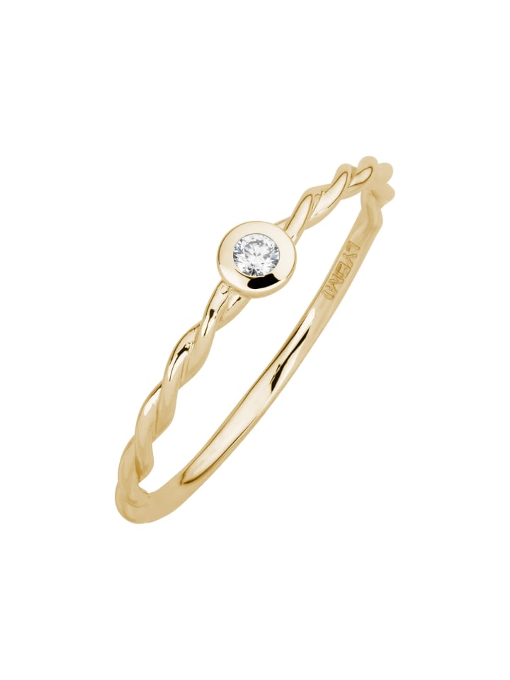 585/- Gold in gelb
