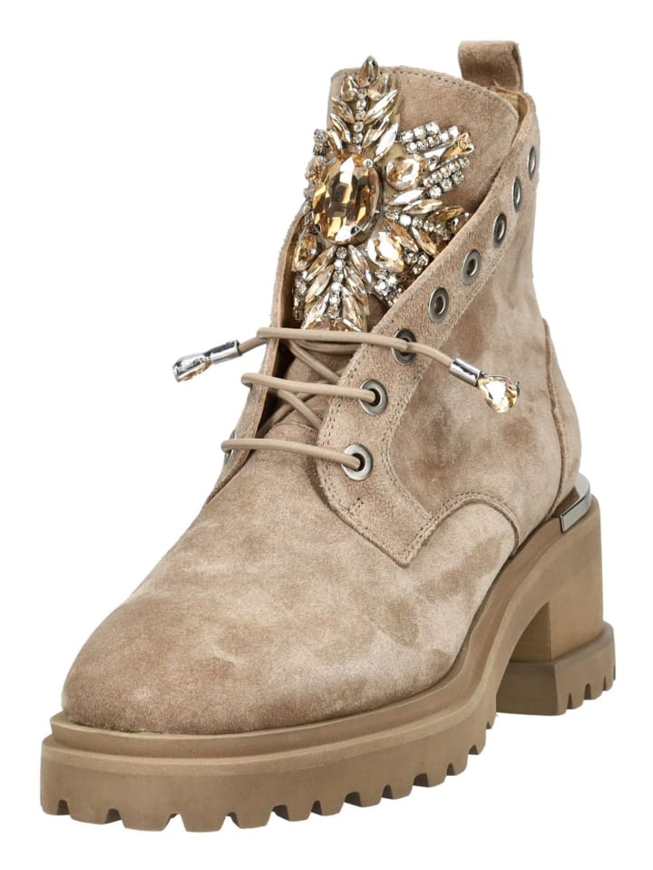 Stiefelette Hellbeige