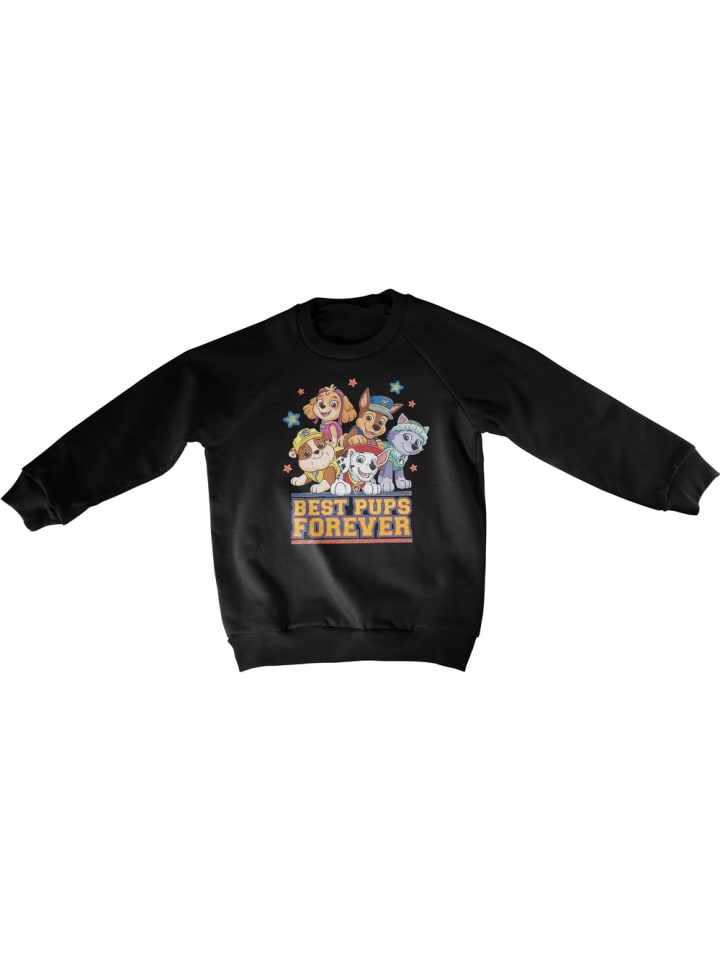 Kinder Sweatshirt "Paw Patrol Best Pups Forever Kids Sweatshirt" in Schwarz