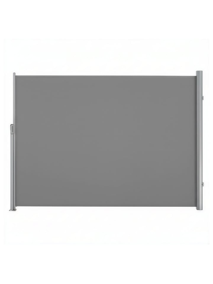 Seitenmarkise Sheld in Grau - (B)400 x (H)160 cm
