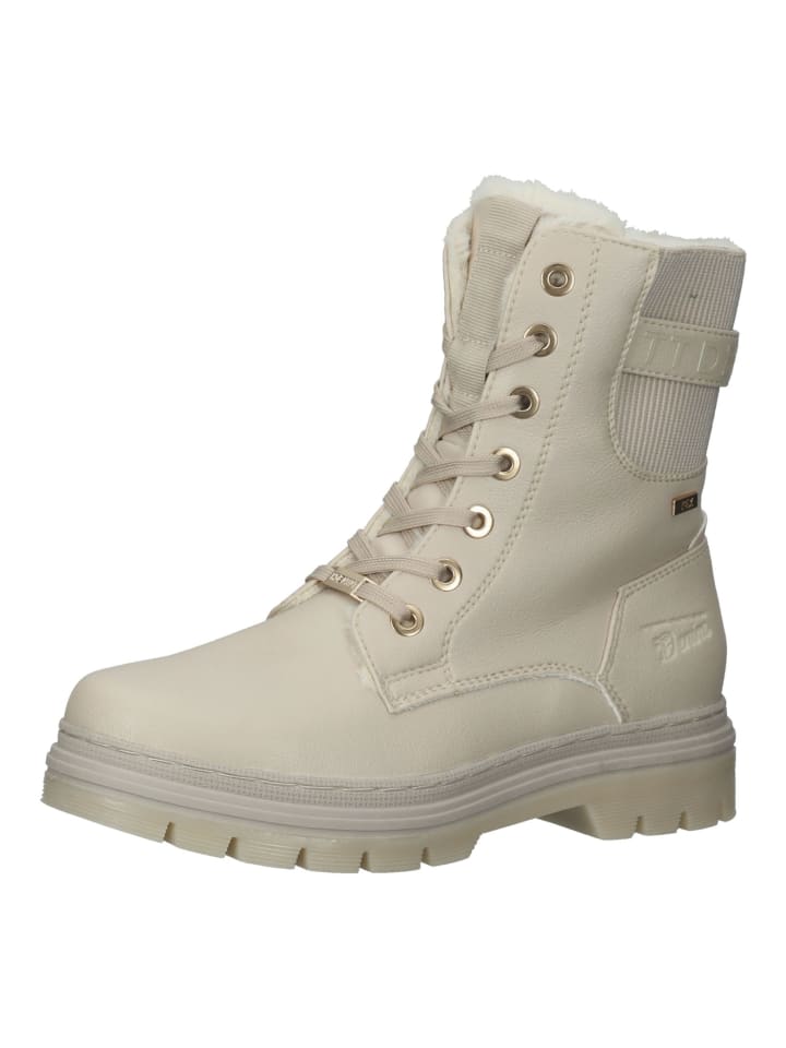 Stiefelette Beige
