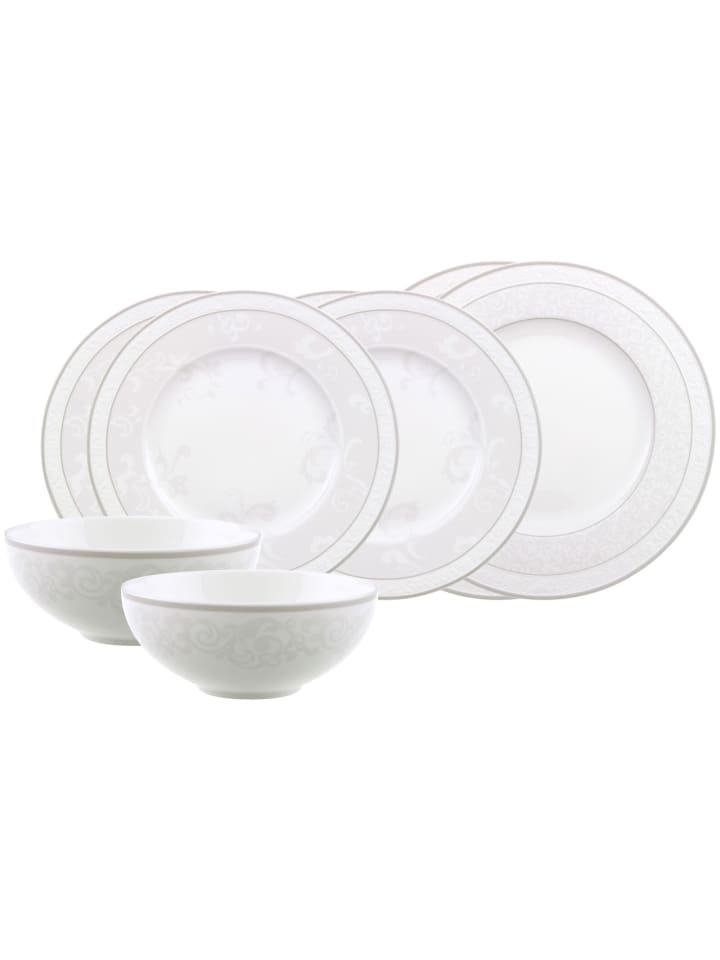 8-tlg. Einsteiger-Set Gray Pearl in Weiß