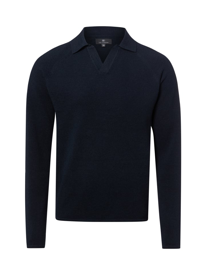 Pullover in marine - 0009