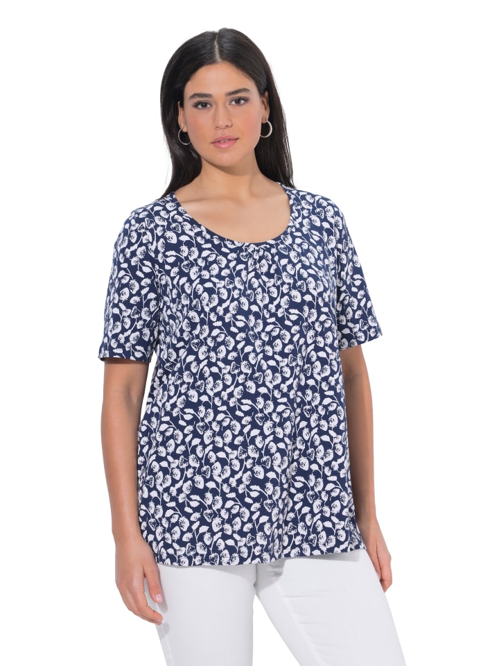 Shirt in tintenblau