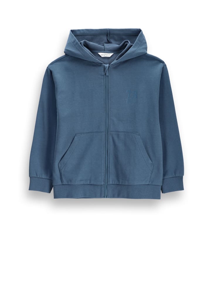 Reißverschlussjacke in blau