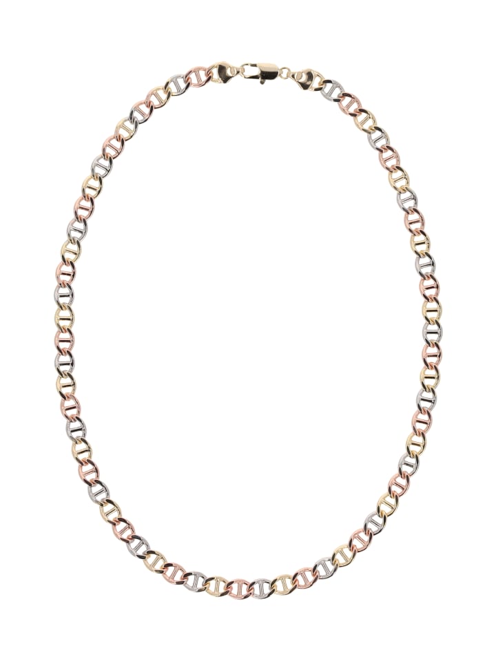 Women Chain Necklace in Gold Rose Silver