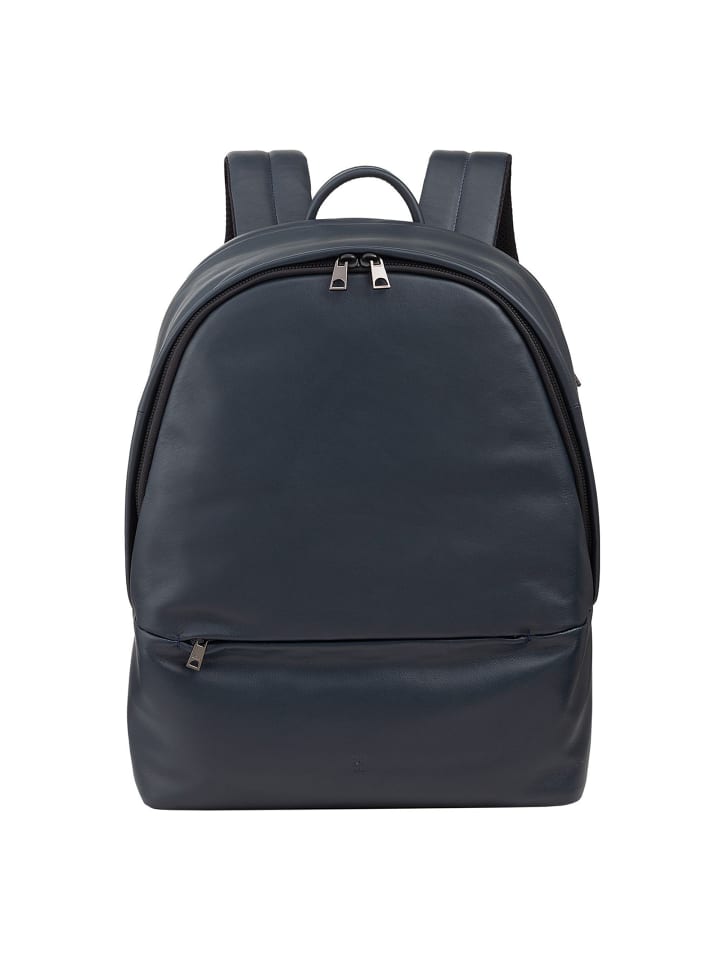 Casablanca Daypack Leder 40 cm Laptopfach navy