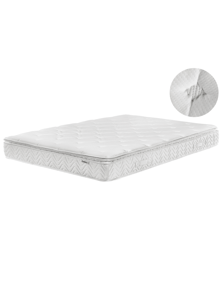 Matratze AURA HYBRID PRO in Beige - (W) 180 x (H) 25 x (L) 200 cm