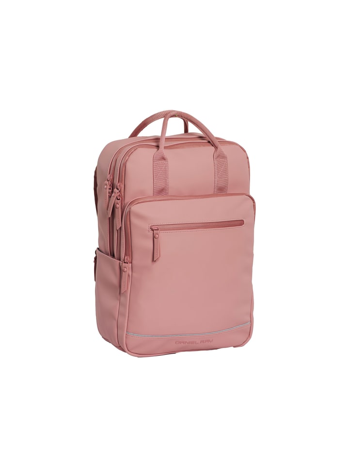 DRS25.1696 PU Rubber backpack Griekwastad in 34 fuchsia