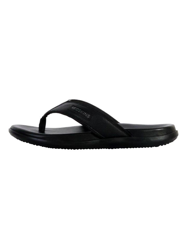 Anakin-Leder-Flip-Flops Schwarz