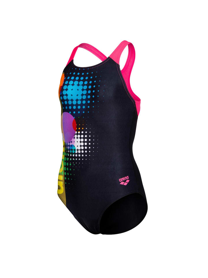 Swimsuit Dots Swim Pro Back in schwarz