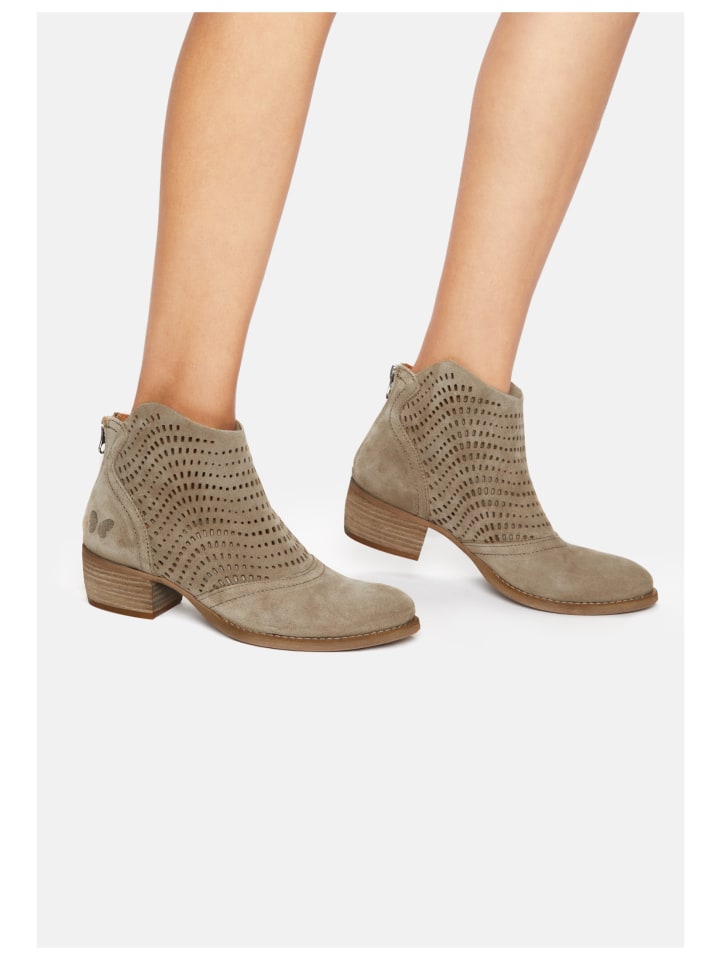 Stiefelette Braun/Grau