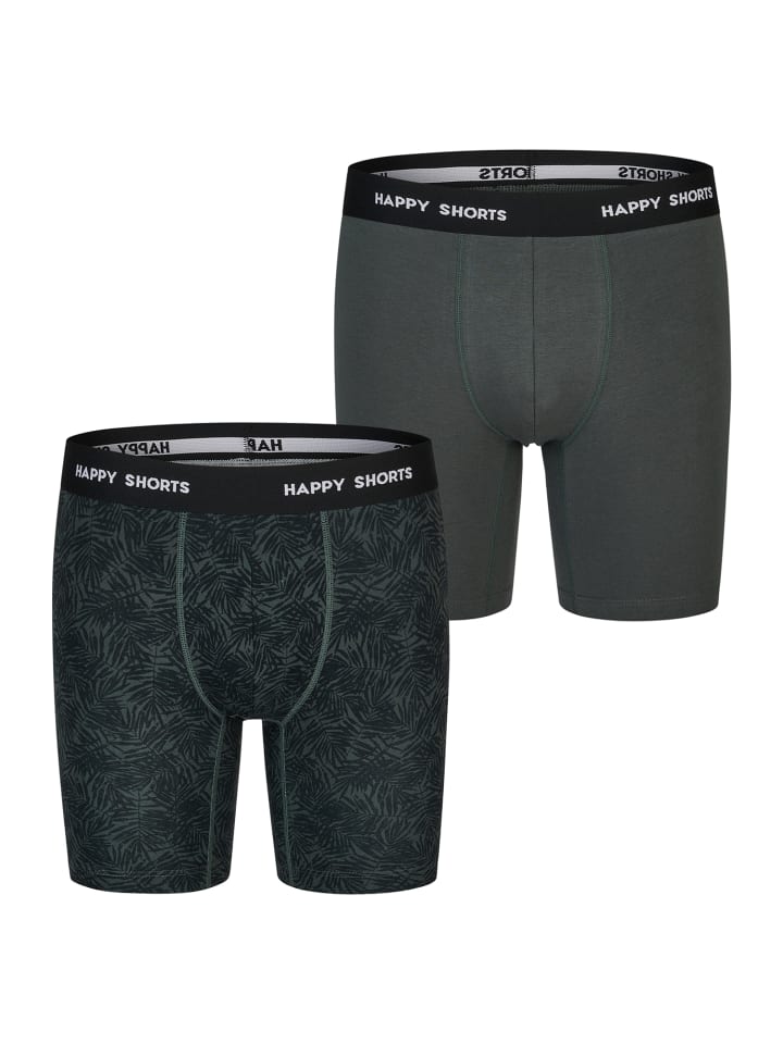 Langer Boxer Jersey Boxer Briefs in palm leaves 2
