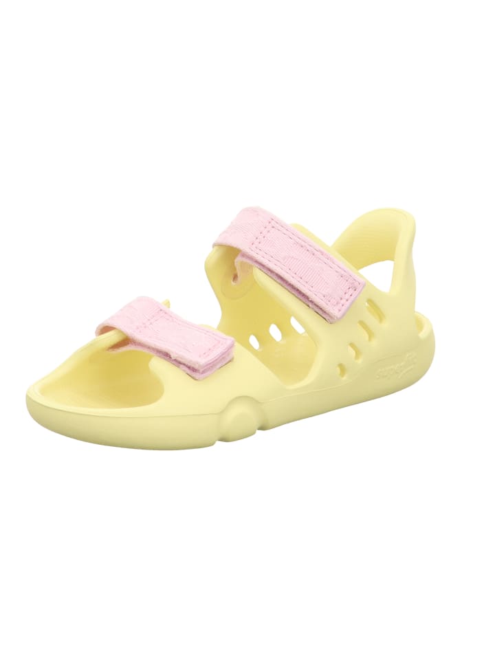 Sandale SPLASH-S in Gelb/Rosa