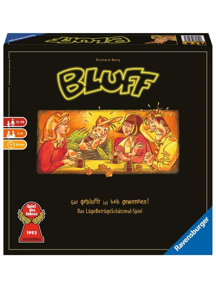 Ravensburger Würfelspiel Bluff in bunt