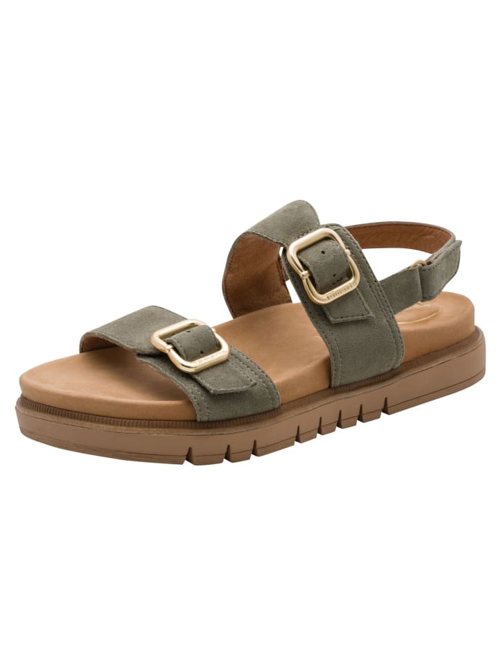 WIDE FIT Sandale in SAGE SUEDE