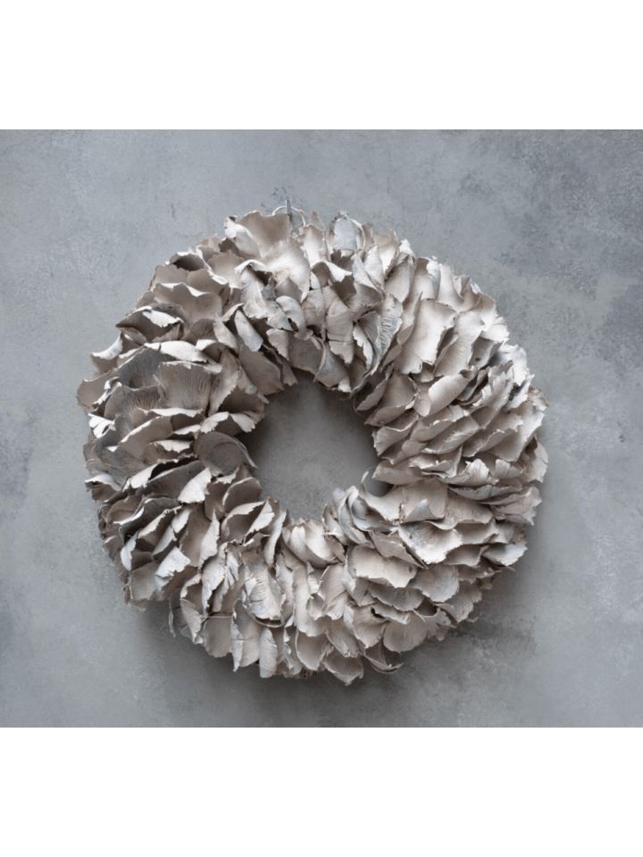 Palmblütenkranz in Weiss - Ø 25 cm