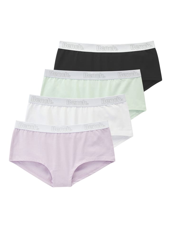 Panty in flieder / mint / weiß / schwarz