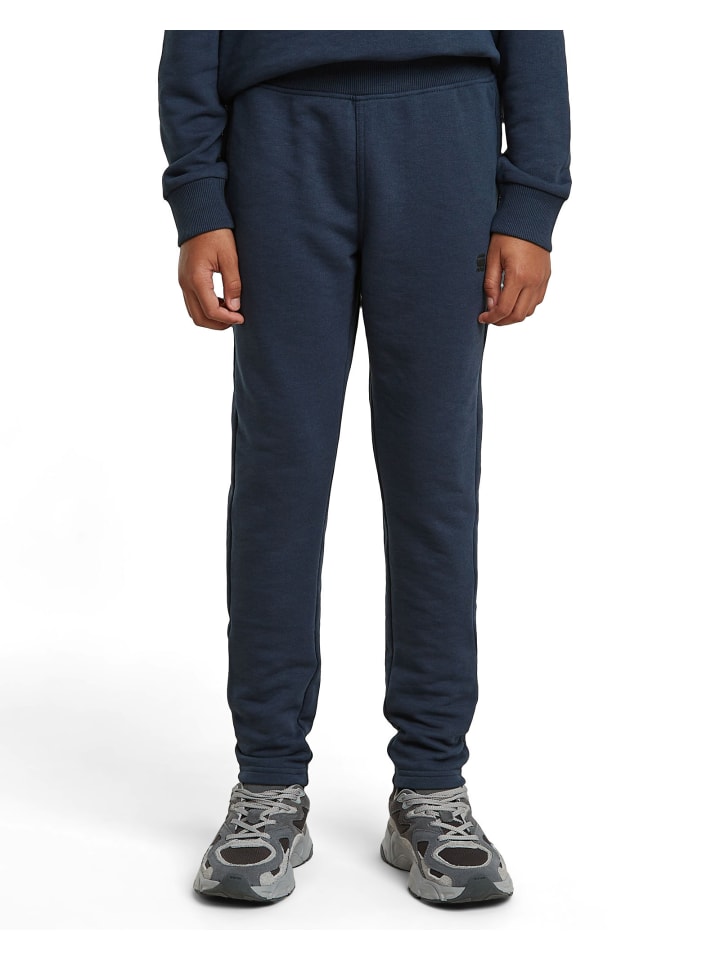 Jungen Jogginghose Slim Unbrushed sartho blue