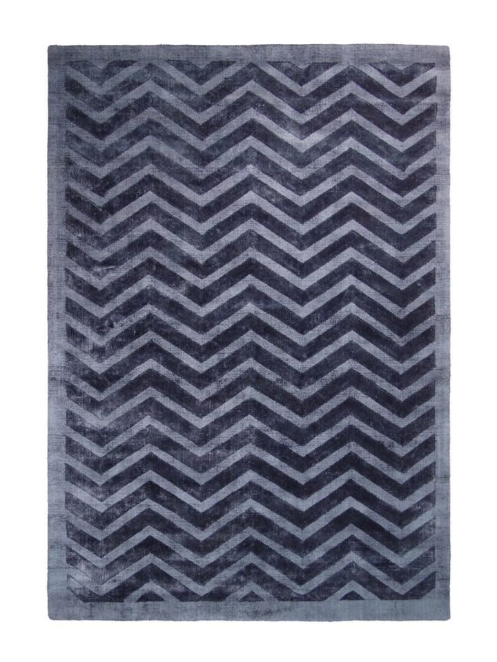 Kurzflor Teppich Lucia 410 in Marineblau
