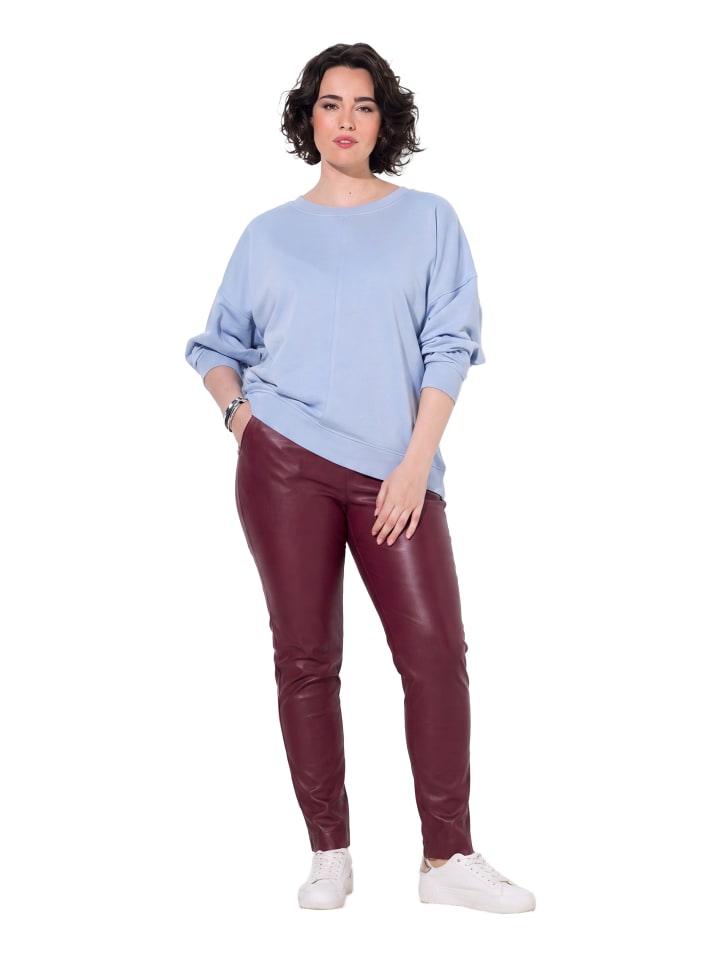 Schlupfhose in dunkle beere