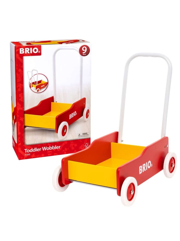 Brio Aktionsspiel Lauflernwagen, rot/gelb in bunt