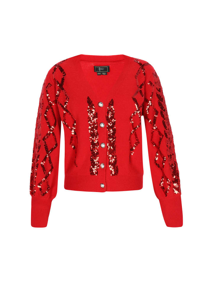Women Cardigan in red