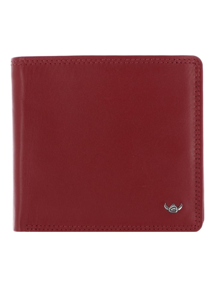 Polo Geldbörse RFID Schutz Leder 11 cm rot