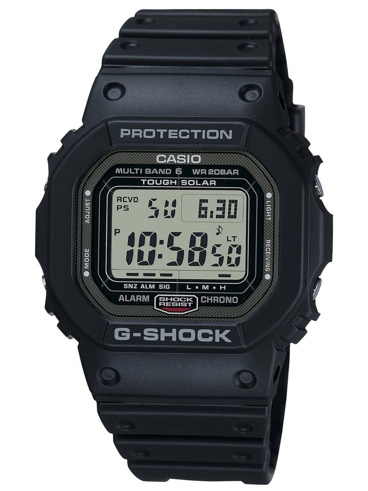G-Shock The Origin Digital Funk-Solar-Herrenuhr Schwarz