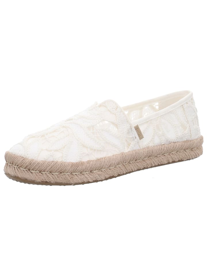 Espadrille in weiß