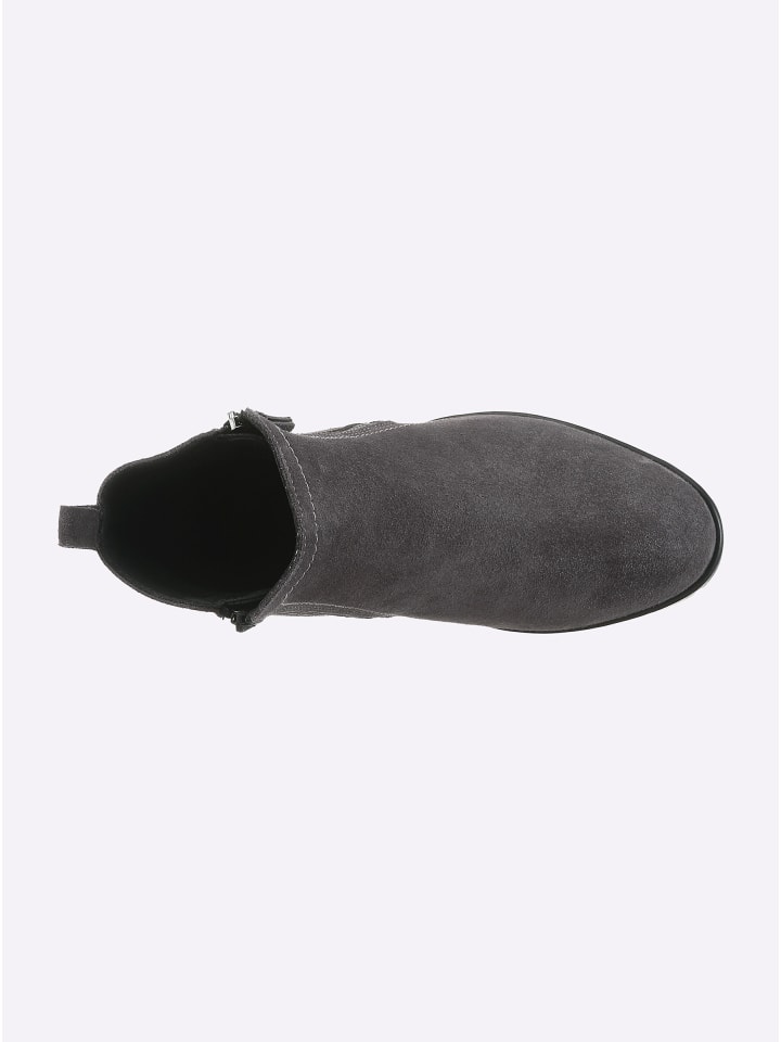 Stiefelette in grau
