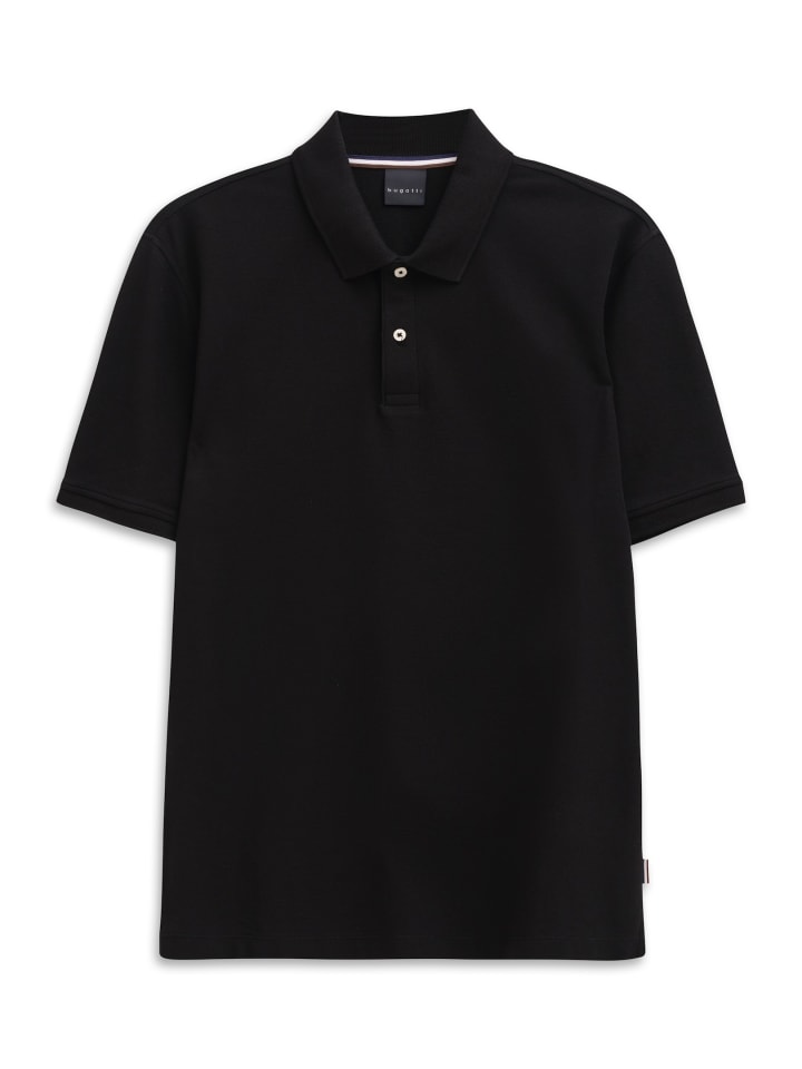 Polo-Shirt in schwarz