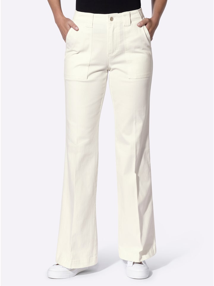 Jeans in ecru