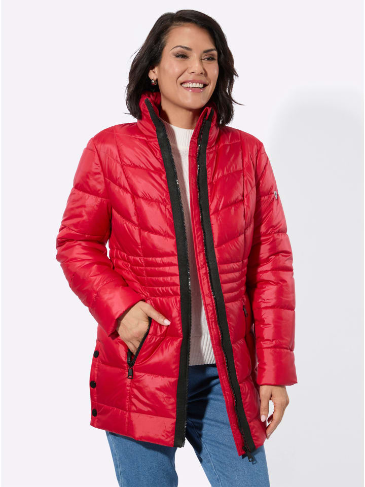 Steppjacke in rot