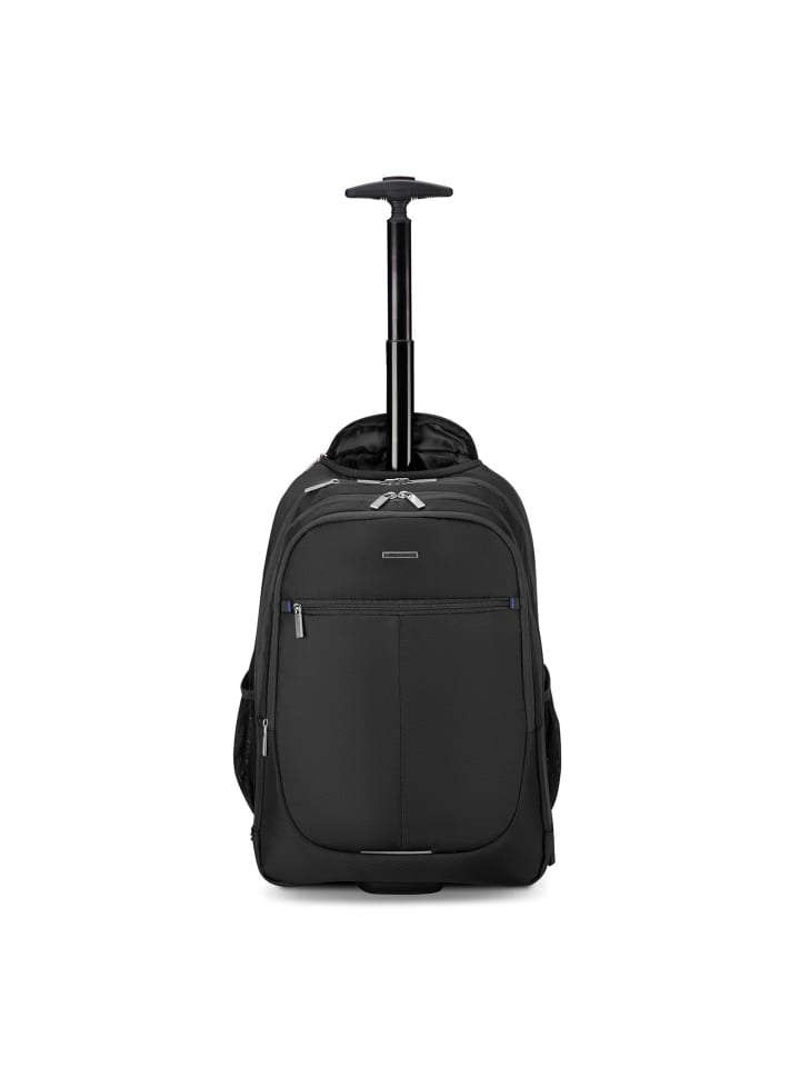 Easy Office 2.0 2 Rollen Rucksacktrolley 48 cm Laptopfach nero
