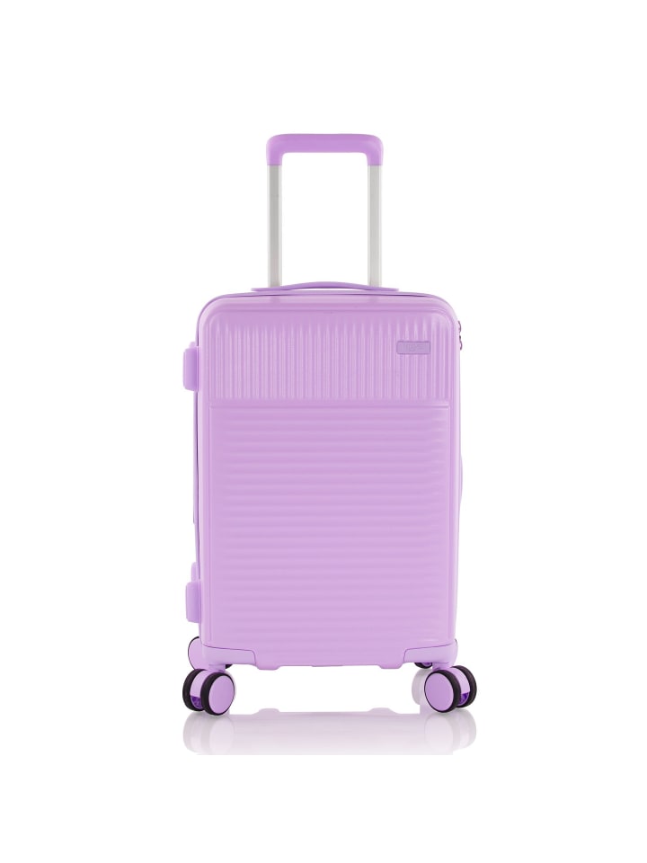 Pastel 4 Rollen Kabinentrolley S 53 cm mit Dehnfalte lavender