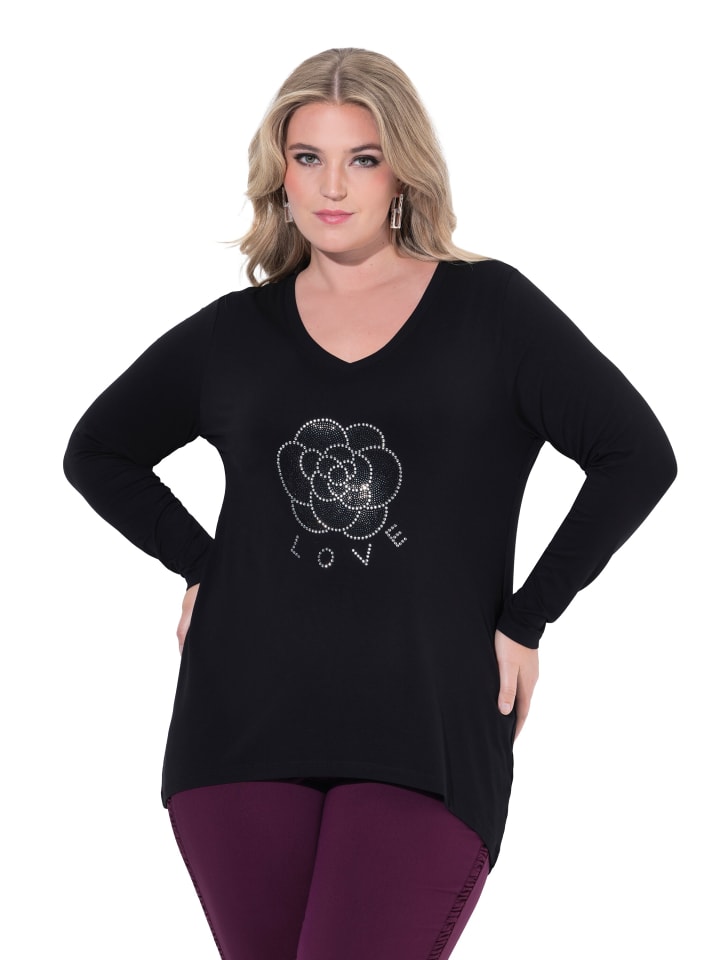 Shirt in schwarz